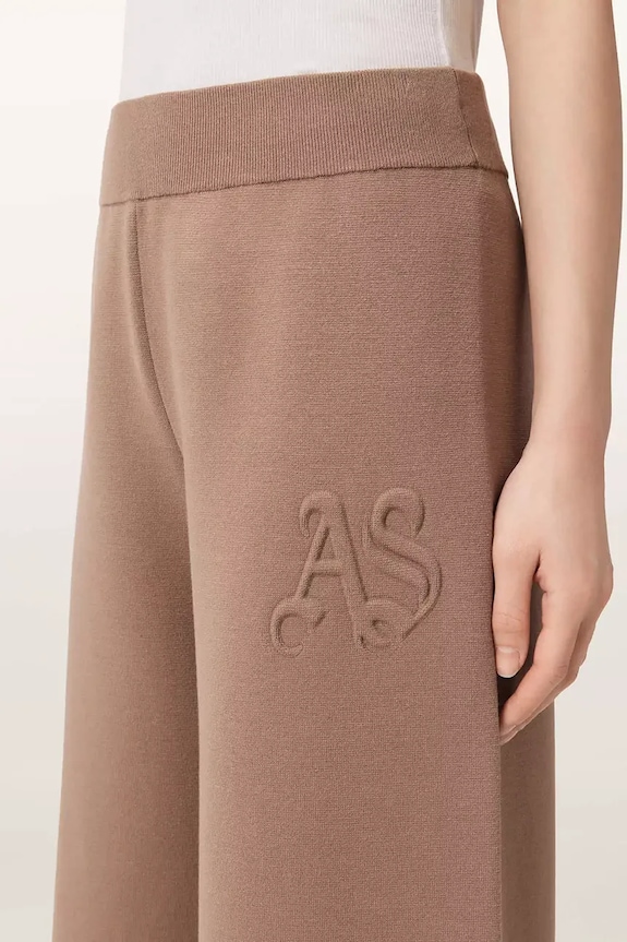 Παντελόνι AllSaints SONNY καφέ W029TE