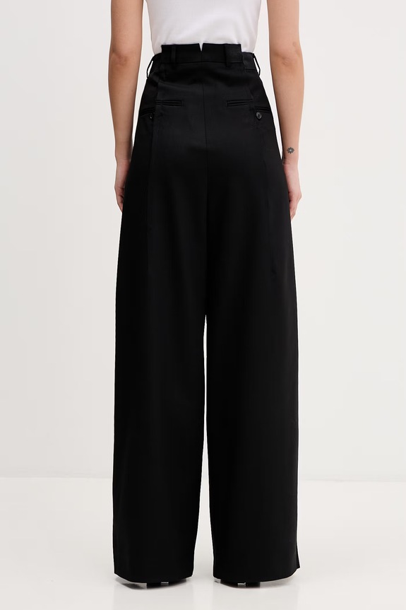 Clothing VETEMENTS trousers with wool blend ME76TP020B black