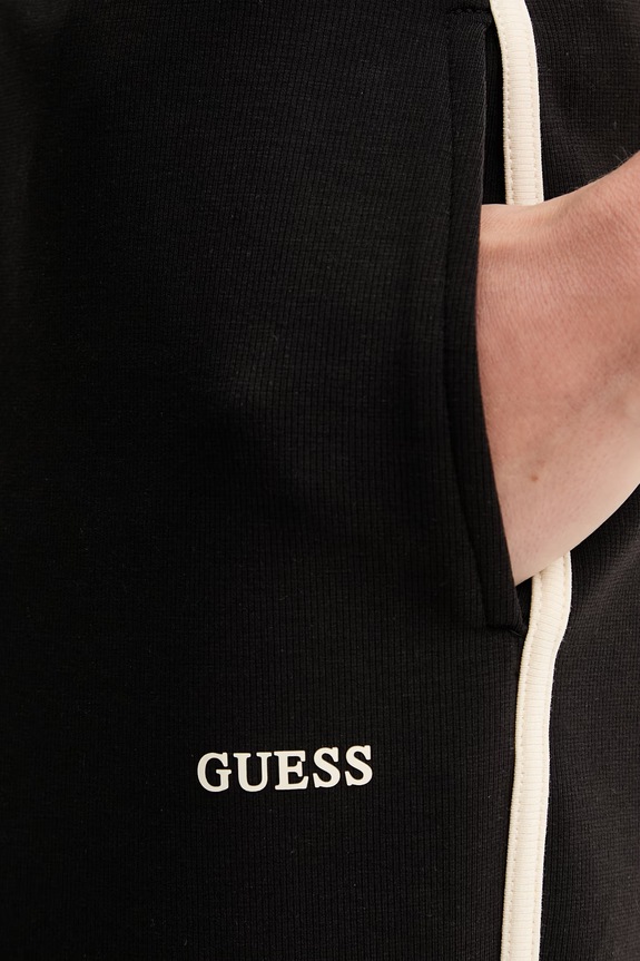 Guess spodnie dresowe damskie JASMINE czarny V6GB02.K2915