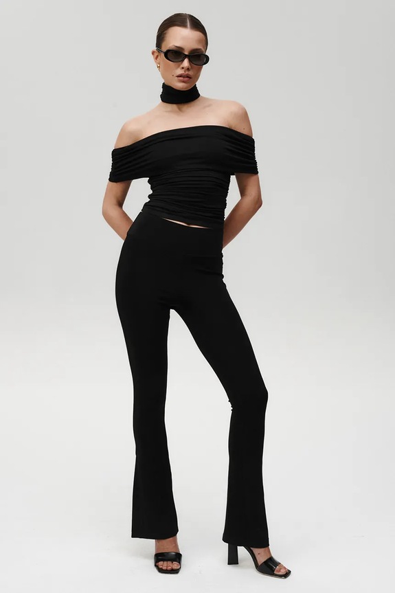 Undress Code spodnie Spotlight Pants z elastanem czarny 1230UC