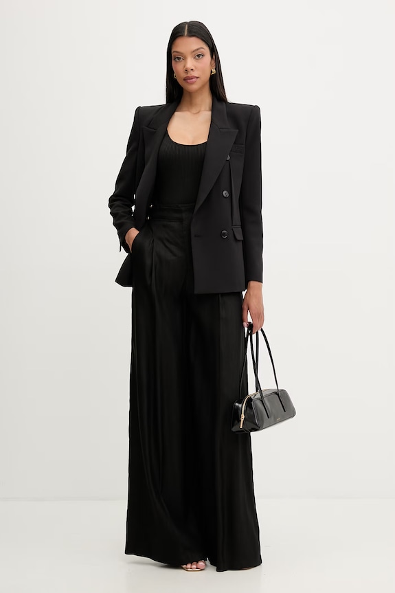 Elisabetta Franchi alsó női lenvászonnal PA12762E2 fekete SS26