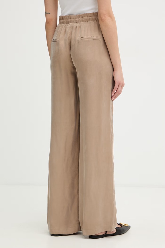 Îmbrăcăminte Guess pantaloni pentru femei, cu lyocell DALIA W6GB07.W1781 bej