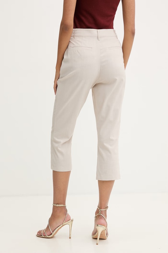 Odjeća Guess capri hlače za žene s viskozom CHRISSY W6GB24.W2097 bež
