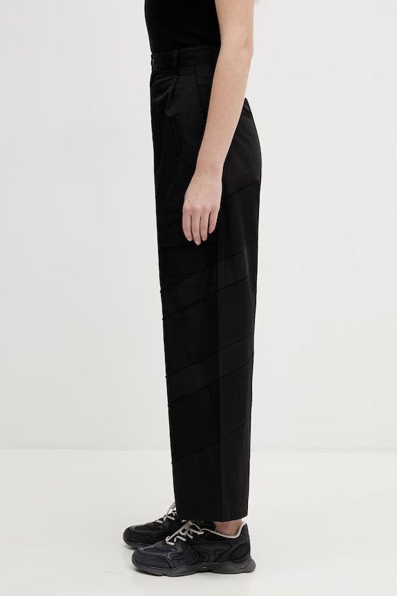 Y-3 spodnie WEQT WIDE PANTS KD9183 czarny SS26