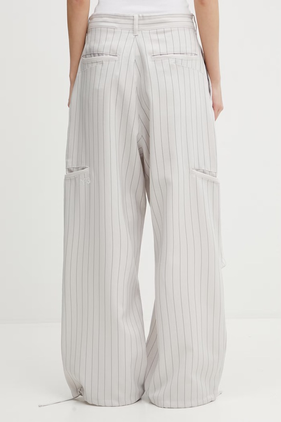 Odzież Y-3 spodnie PS UT SL PANTS KH0472 beżowy