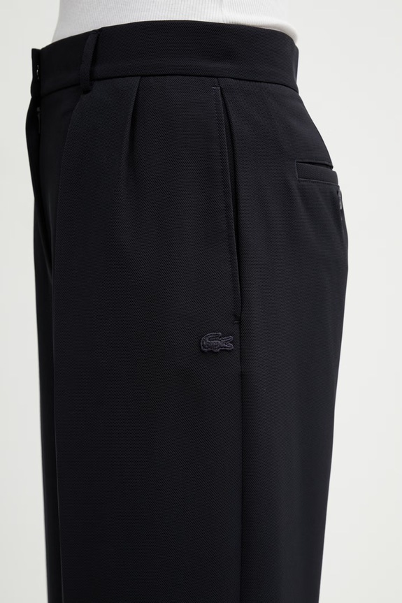 Lacoste pantaloni de costum pentru femei bleumarin HF0246