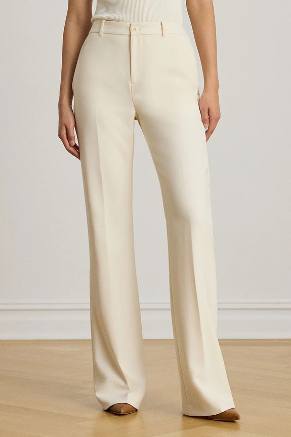 Lauren Ralph Lauren női egyenes szabású nadrág bézs 200P08857