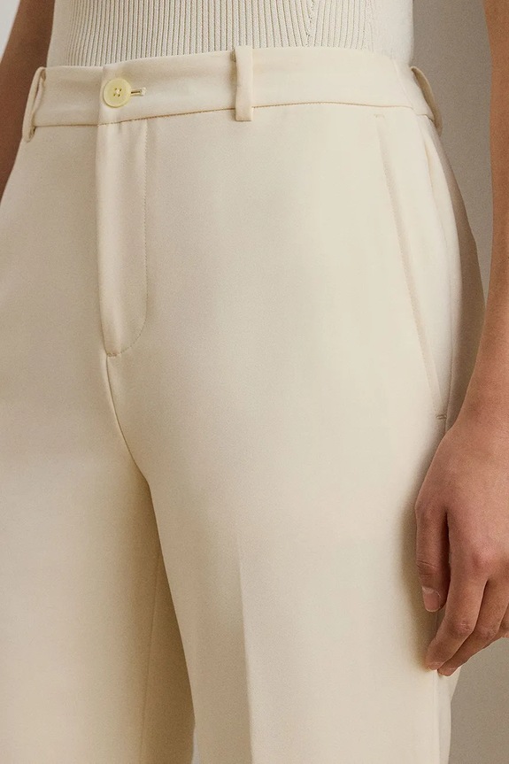 Lauren Ralph Lauren női egyenes szabású nadrág bézs 200P08857