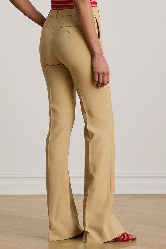 Lauren Ralph Lauren nohavice rovné dámske 200P08857 béžová SS26