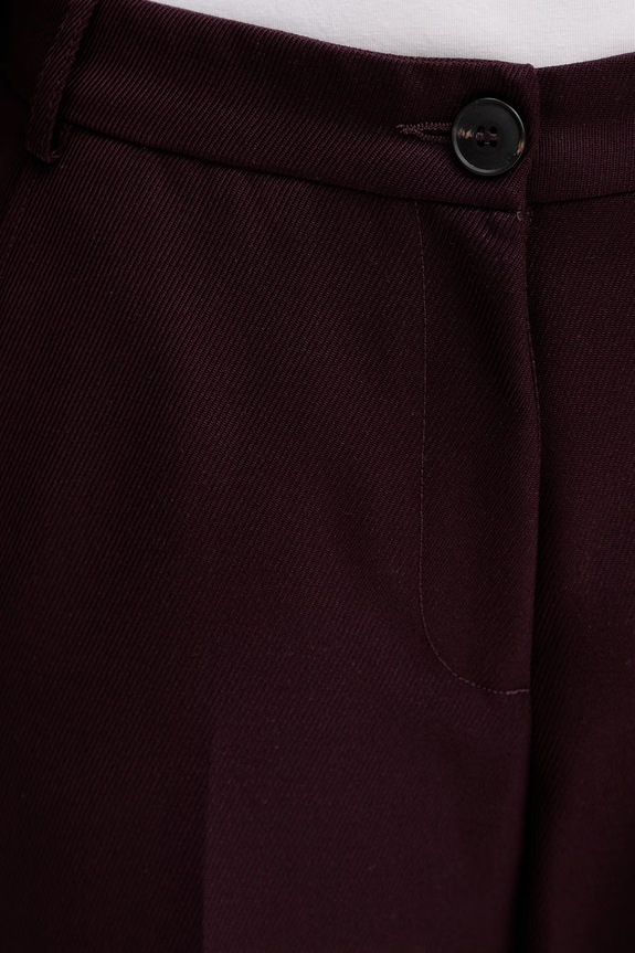 Max&Co. παντελόνι γυναικείο με πρόσμιξη μαλλιού MCOESTROSO μωβ 2616131032200