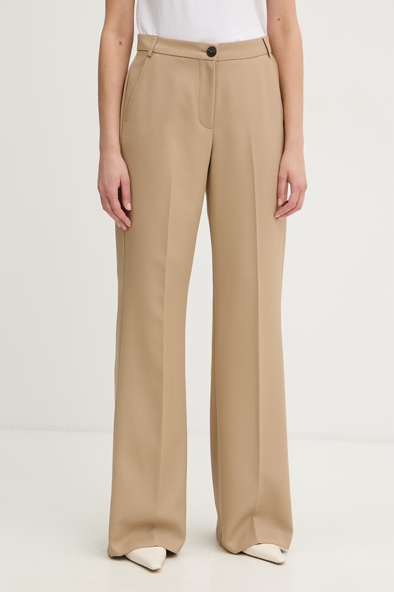 Max&Co. Pantaloni da donna con lana MCOESTROSO beige 2616131032200