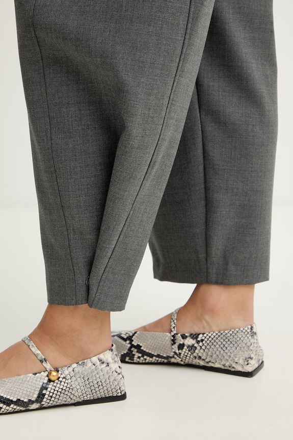MAX&Co. pantaloni cu lână MCONOME 2616131101200 gri