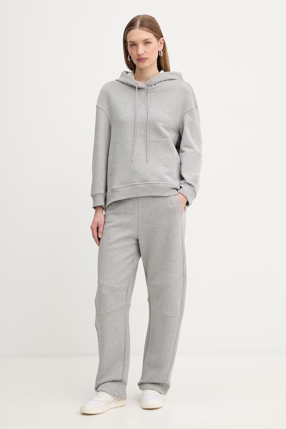 MAX&Co. spodnie dresowe bawełniane MCOALCE 2616781031200 szary SS26