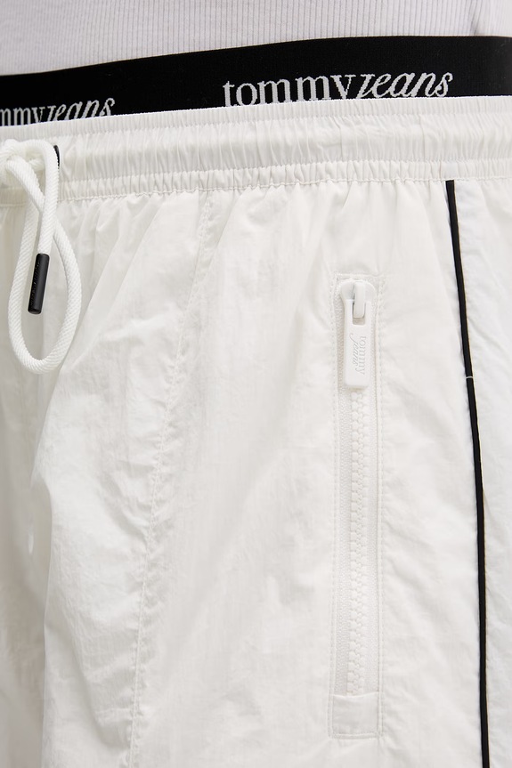 Tommy Jeans pantaloni pentru femei alb DW0DW22289