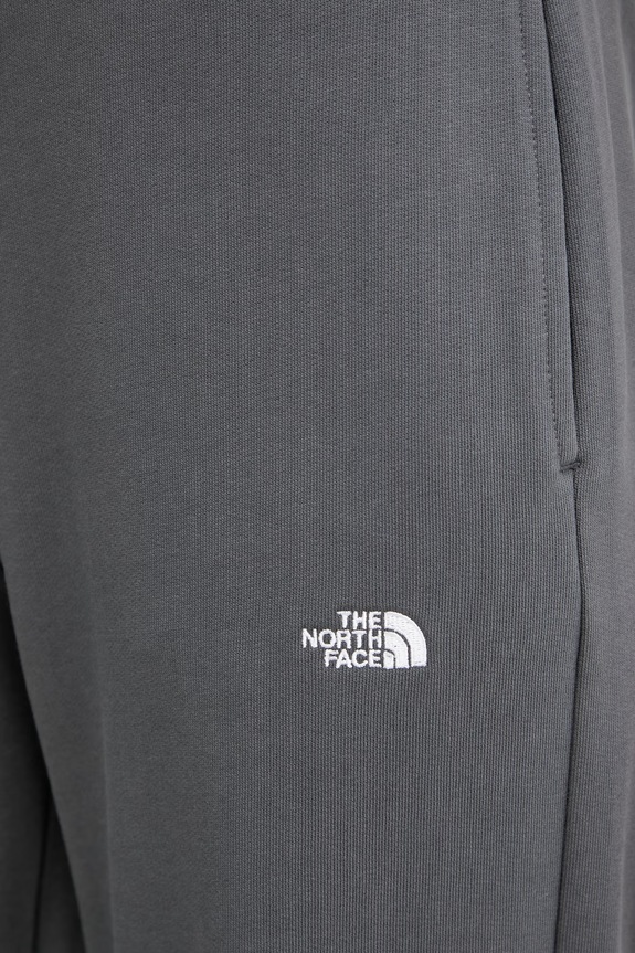 The North Face παντελόνι επίσημα γυναικεία βαμβακερά Essential Terry Simple Dome γκρί NF0A8GQZRHI1