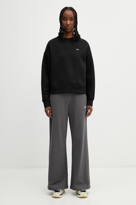 The North Face Essential Terry Simple Dome спортен панталон от памук дамски NF0A8GQZRHI1 сив