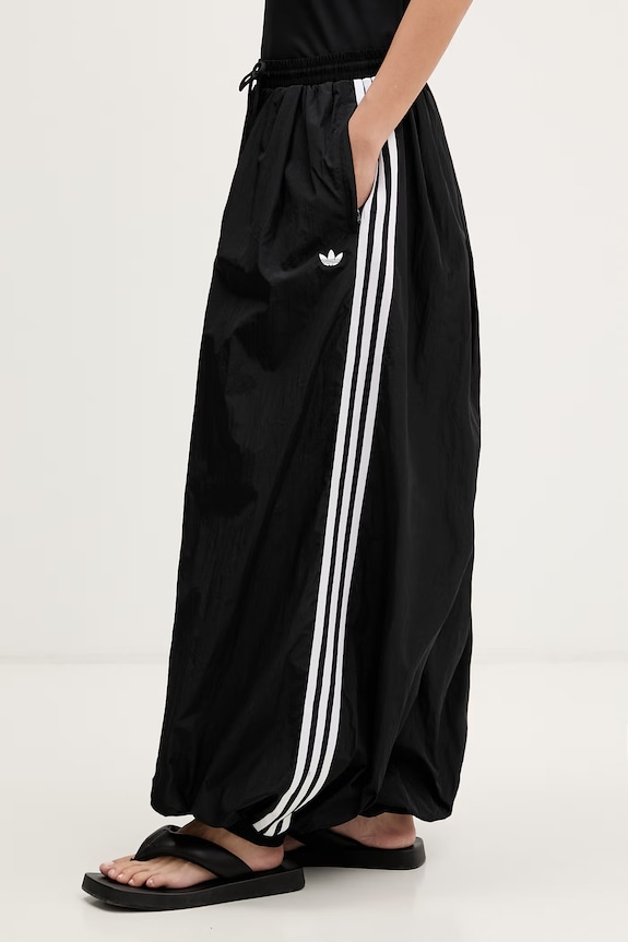 adidas Originals παντελόνι επίσημο γυναικείο μαύρο KY5052