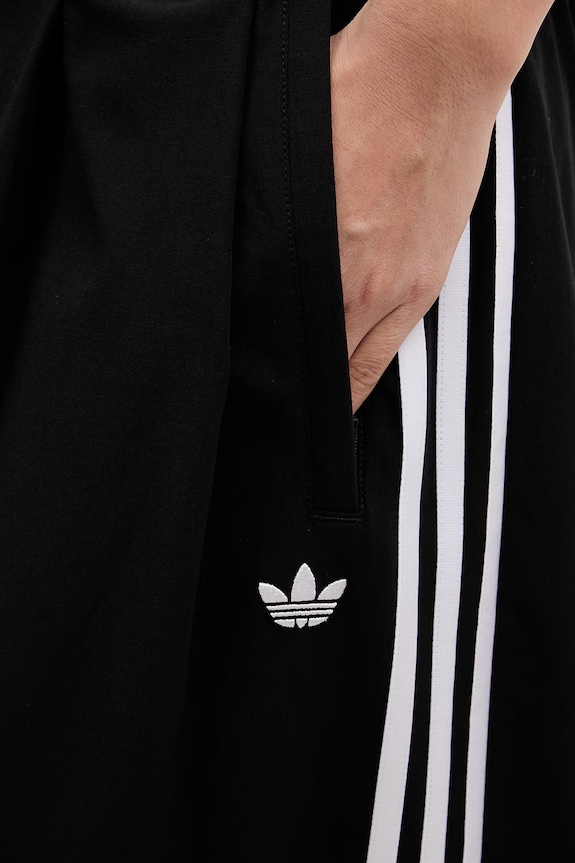 adidas Originals παντελόνι επίσημο γυναικείο μαύρο KY5185