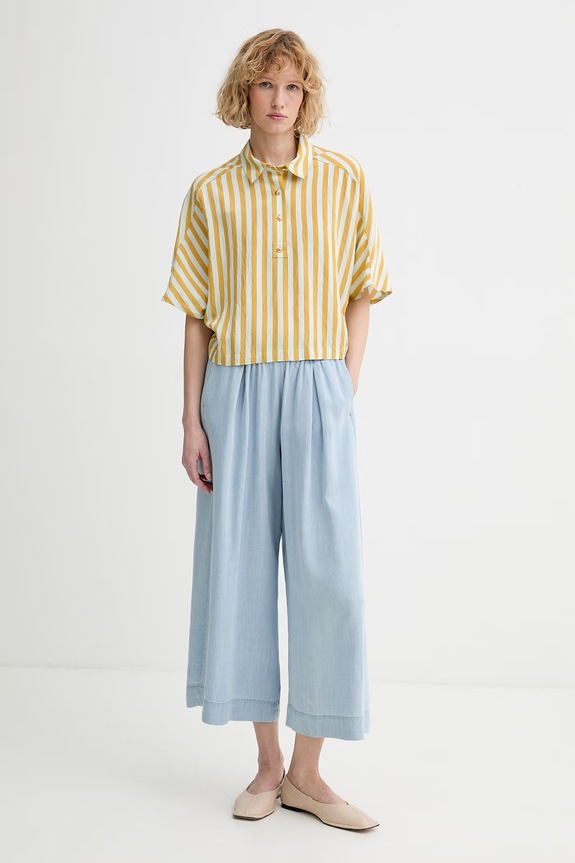 Sessun παντελόνι γυναικείο από lyocell 26207017 μπλε SS26