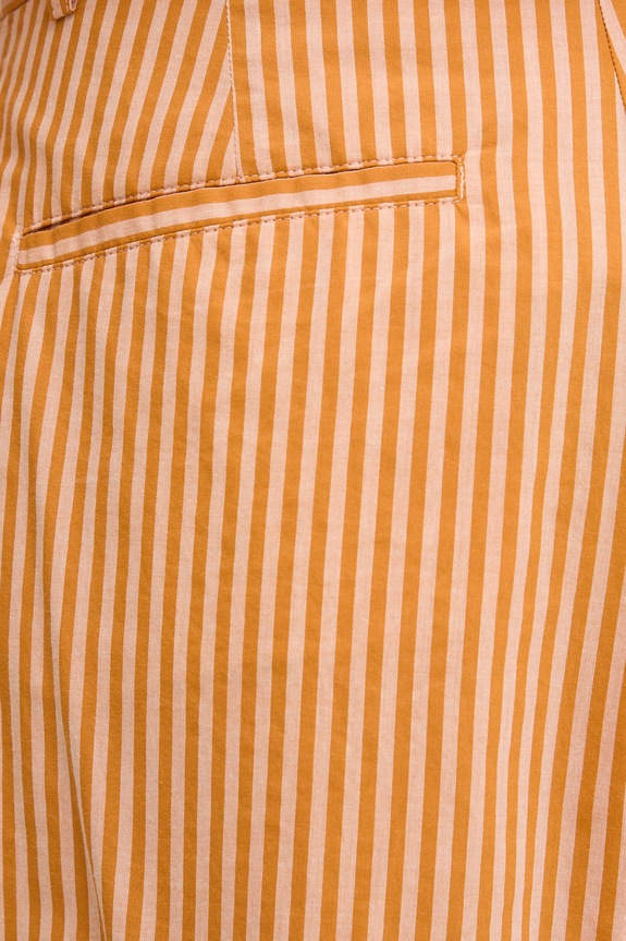 Sessun pantaloni wide leg pentru femei, din bumbac portocaliu 26207029
