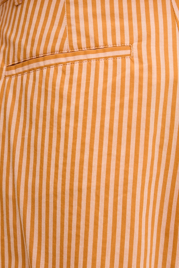 Sessun pantaloni wide leg pentru femei, din bumbac portocaliu 26207029