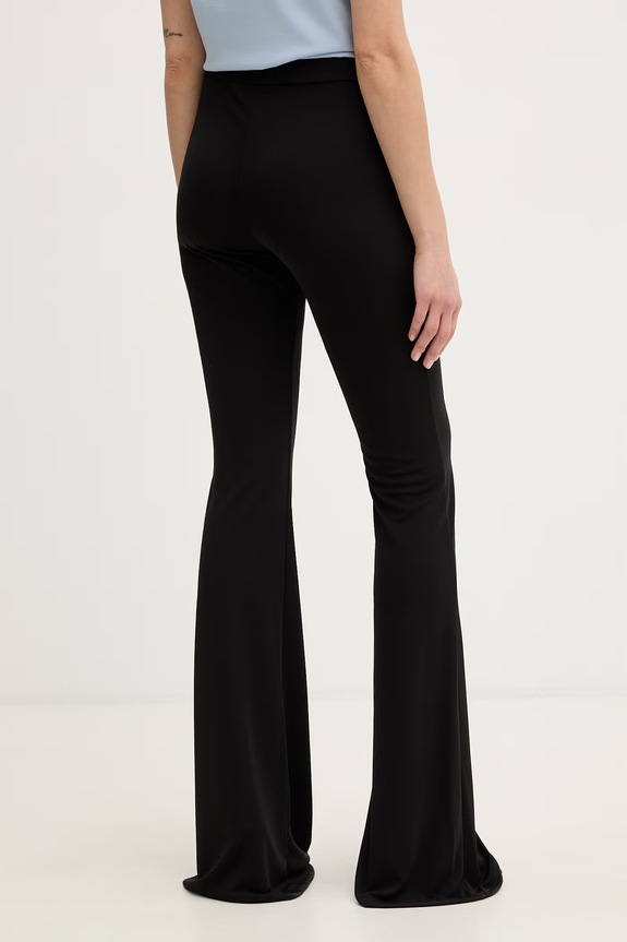 Îmbrăcăminte Just Cavalli pantaloni evazați pentru femei 80PAC101.J0253 negru