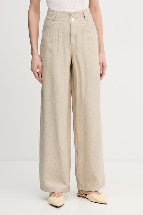 Παντελόνι Dkny ψηλή μπεζ P41KTR48