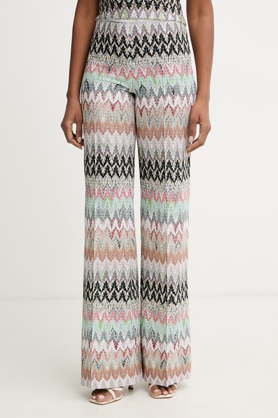 Missoni pantaloni palazzo pentru femei bej DS26SI09.BR014Z