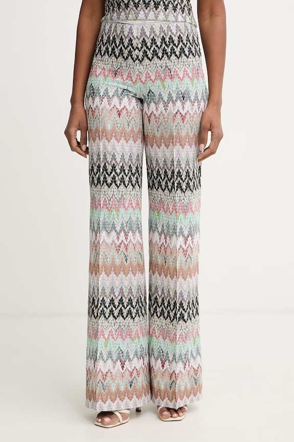 Missoni pantaloni palazzo pentru femei bej DS26SI09.BR014Z