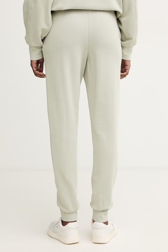 Odzież Armani Exchange spodnie dresowe damskie bawełniane XW001733.AF18990 beżowy