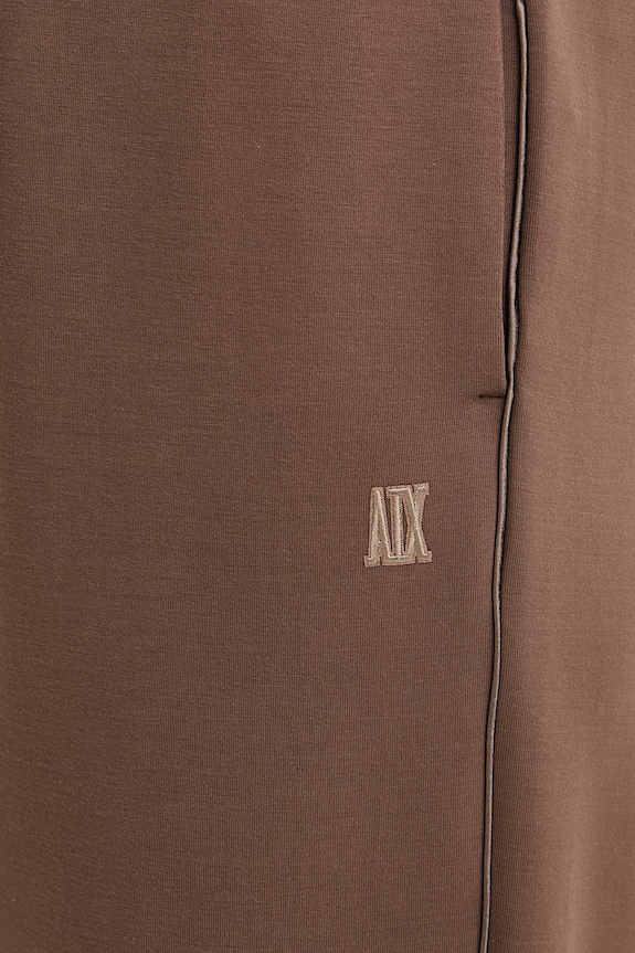 Armani Exchange Teplákové nohavice dámske s viskózou hnedá XW002073.AF10804