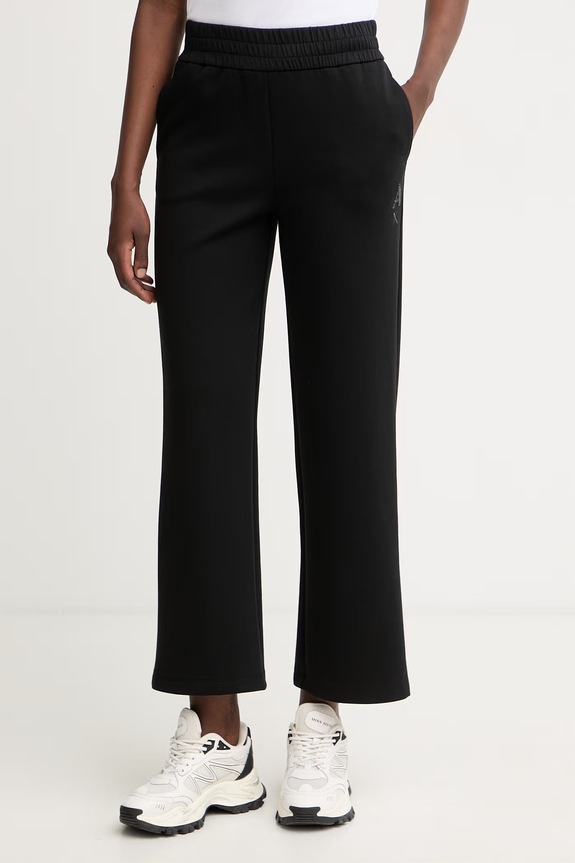 Armani Exchange teplákové nohavice dámske s bavlnou čierna XW002840.AF21298