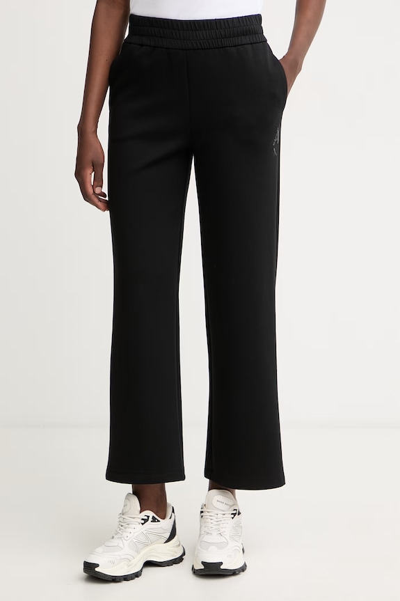 Armani Exchange teplákové nohavice dámske s bavlnou čierna XW002840.AF21298