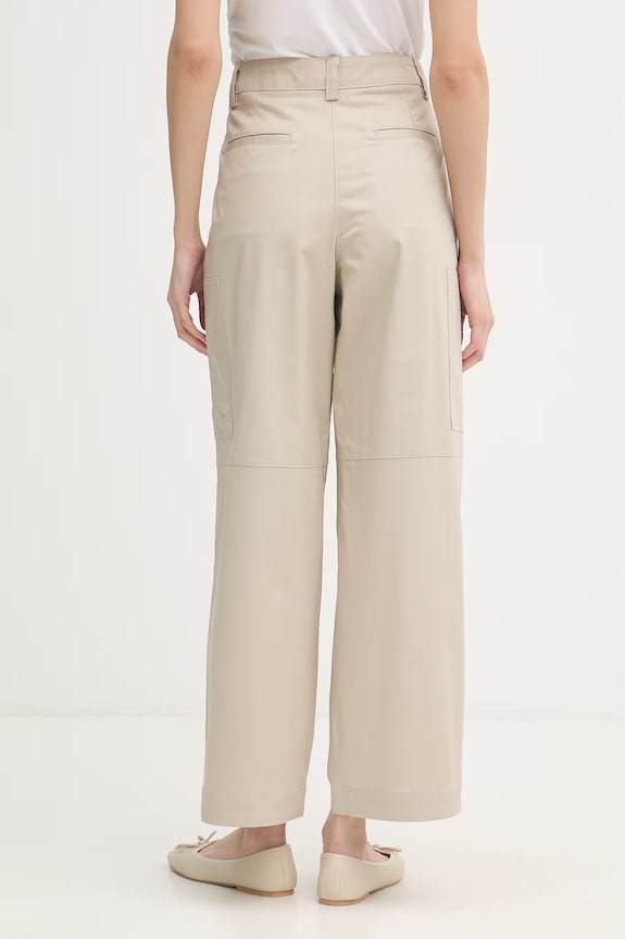 Odzież DKNY spodnie damskie P6CK0EII beżowy