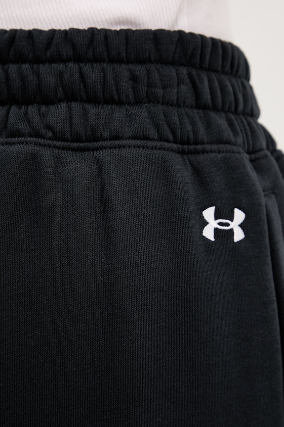 Under Armour παντελόνι επίσημο γυναικείο με βαμβάκι Rival Fleece 6012293 μαύρο