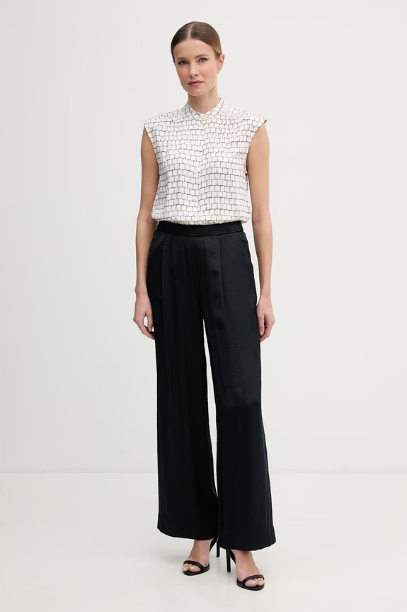 OUI spodnie damskie 96311 czarny SS26