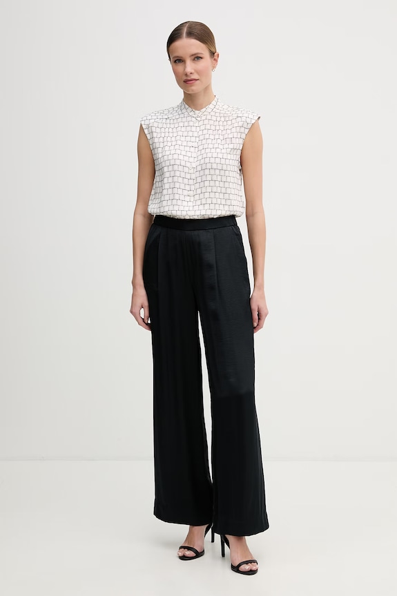OUI spodnie damskie 96311 czarny SS26