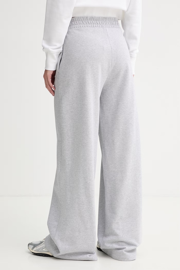 Oblečenie HUGO Blue teplákové nohavice dámske bavlnené 50563763 sivá