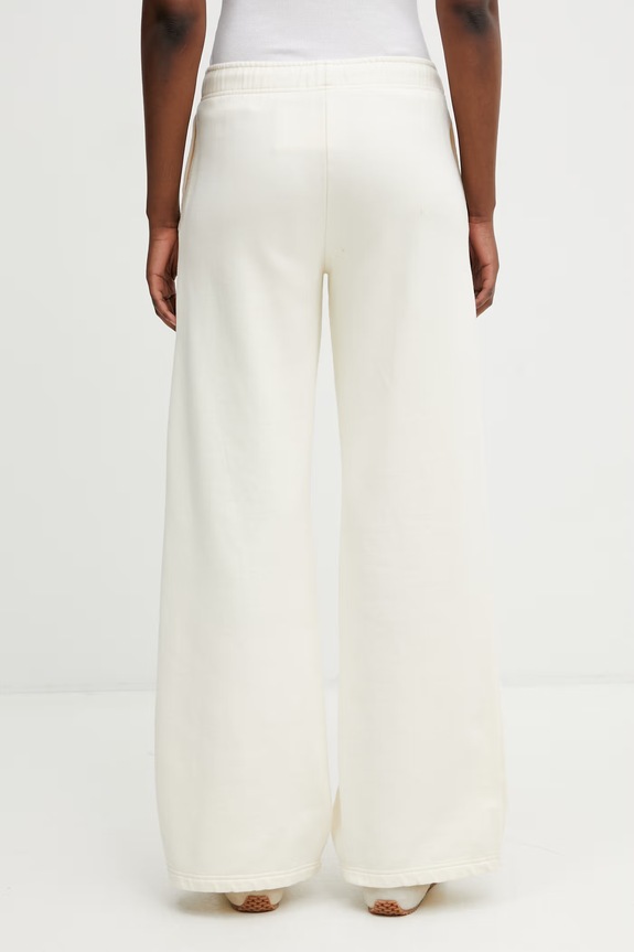 Oblečenie Anine Bing KACEY SWEATPANT MONOGRAM - CREAM teplákové nohavice bavlnené dámske A.03.12163.CRM01 béžová