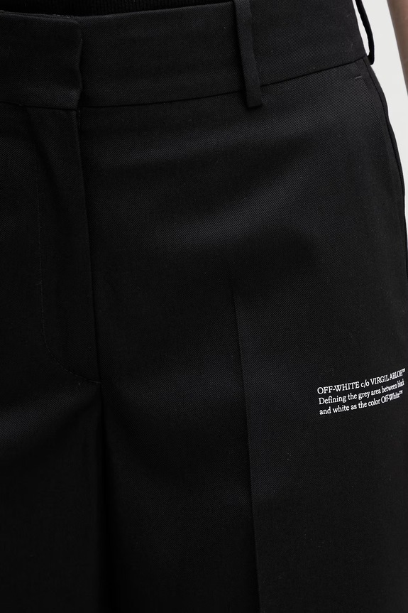 Vunene hlače Off-White crna 2CA174C99FAB002
