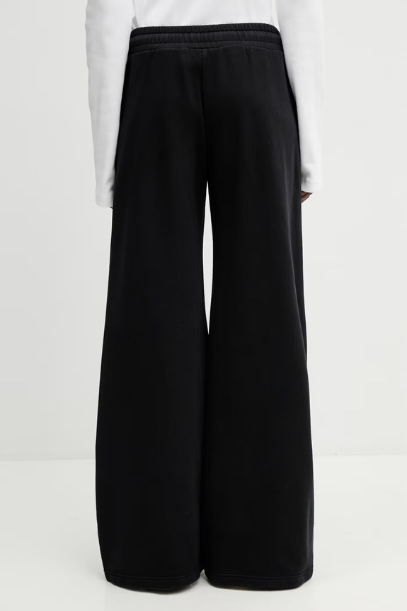 Îmbrăcăminte Off-White Bookish Reg pantaloni de trening pentru femei din bumbac 2CH022S26FLE001 negru
