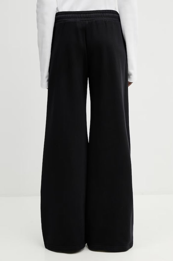 Îmbrăcăminte Off-White Bookish Reg pantaloni de trening pentru femei din bumbac 2CH022S26FLE001 negru