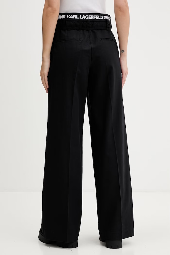 Odzież Karl Lagerfeld Jeans spodnie damskie B2W10059 czarny