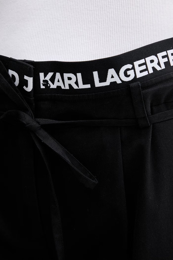 Karl Lagerfeld Jeans spodnie damskie czarny B2W10059