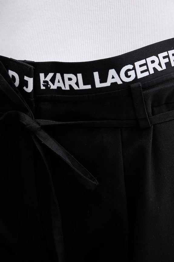 Karl Lagerfeld Jeans spodnie damskie czarny B2W10059