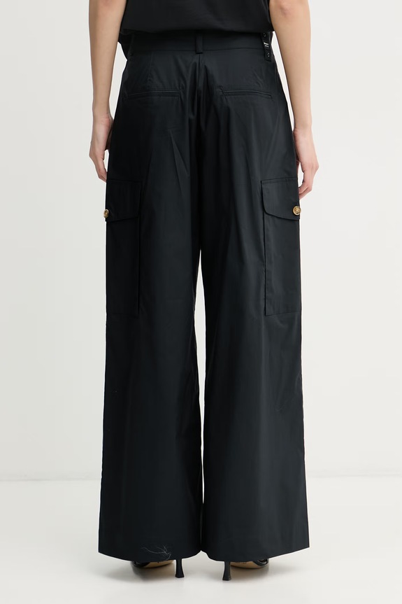 Îmbrăcăminte Blauer pantaloni cargo pentru femei, din bumbac CARYLL BLDP04500 negru
