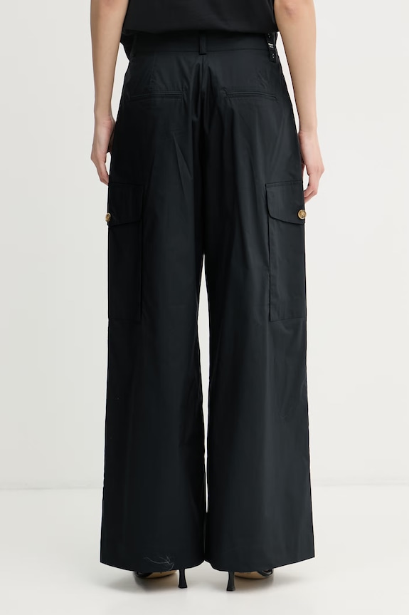 Îmbrăcăminte Blauer pantaloni cargo pentru femei, din bumbac CARYLL BLDP04500 negru