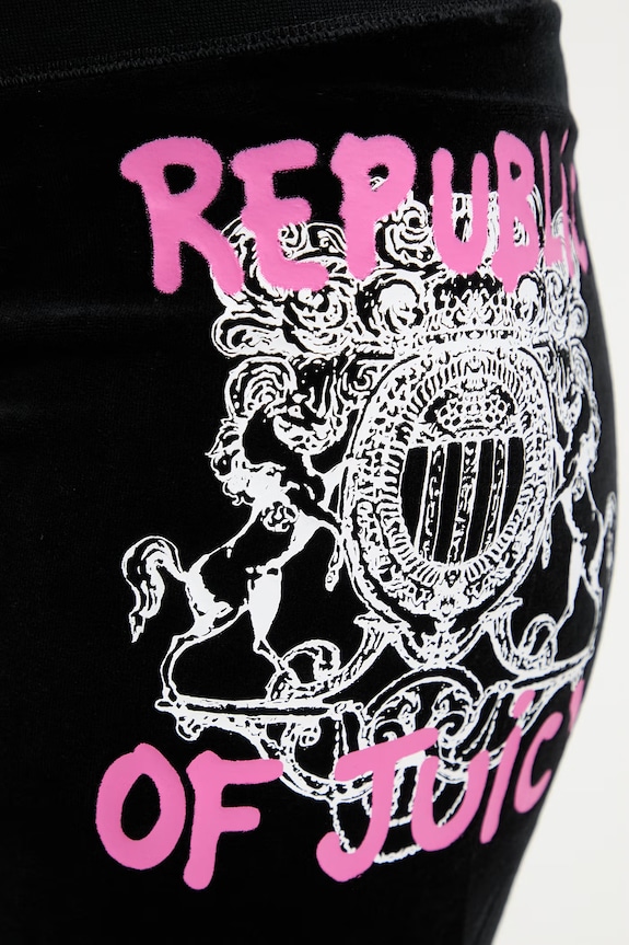 Juicy Couture teplákové nohavice dámske REPUBLIC PANT čierna JCNBJ126466