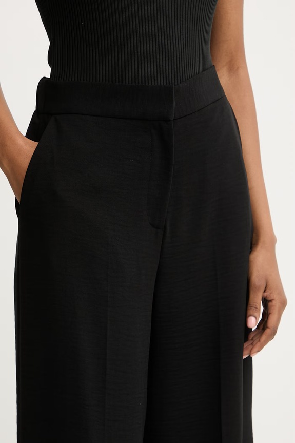 Morgan pantaloni pentru femei negru PANOU.F
