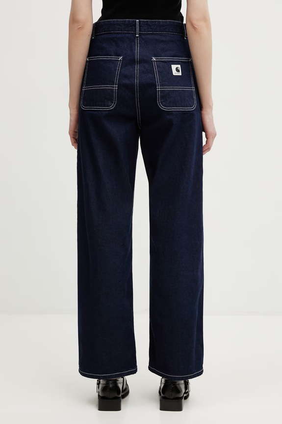 Îmbrăcăminte Carhartt WIP W' Simple Pant blugi straight pentru femei I031924.012Y albastru